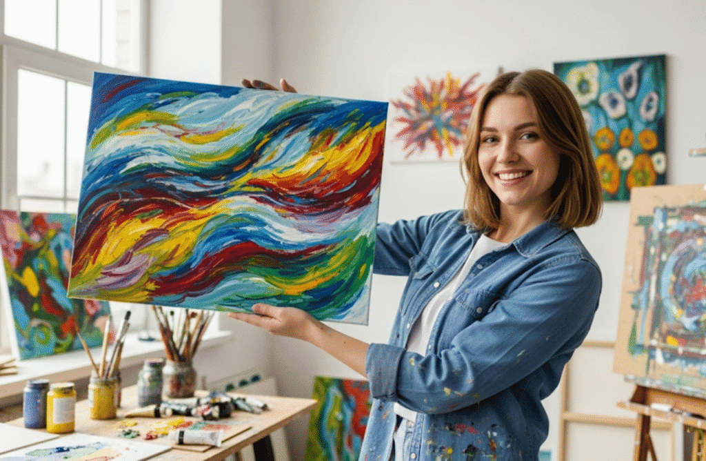 Art therapy for addiction or substance abuse can be a powerful addiction treatment method. Allowing yourself to engage in group therapy with a creative process like creating art can build self awareness. Art therapy prompts reflection from substance use disorder, increases self esteem, and aids in recovery.