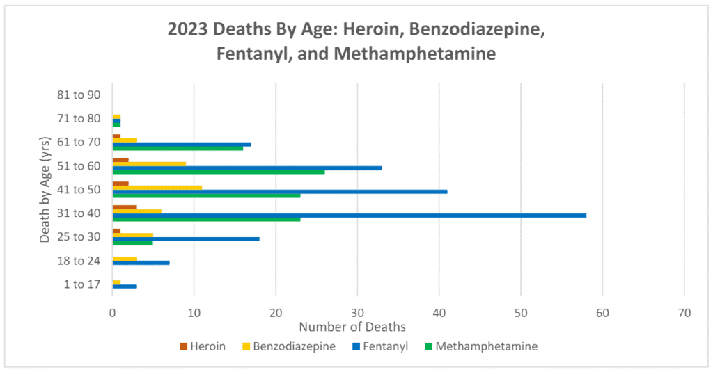 2023 Deaths By Age