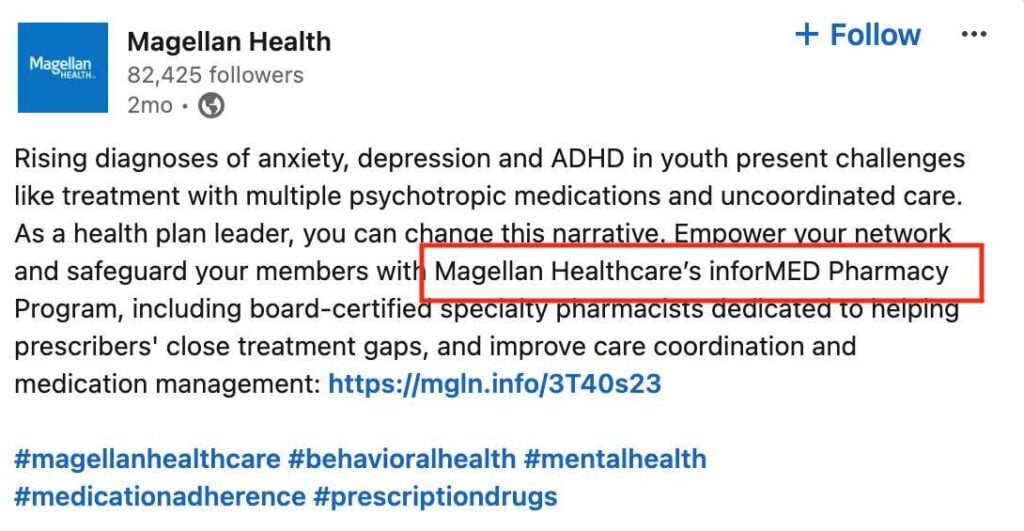 Magellan’s inforMED Pharmacy Program Post